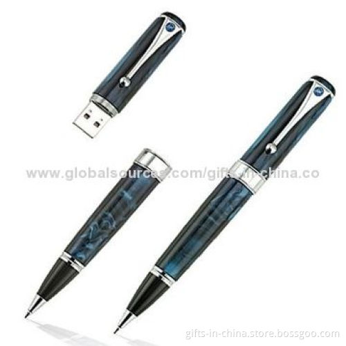 Nice-looking Pen-shaped USB Flash Drives with 128MB to 64GB Flash Memory Capacity